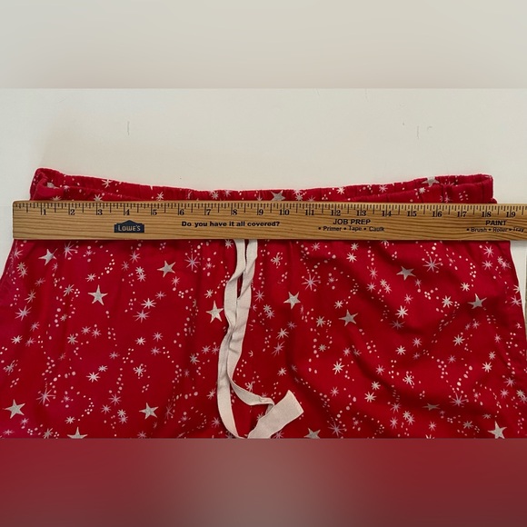 Victoria's Secret Flannel Pajama Set XL Women’s Red Stars Print Christmas, 2009 - Picture 2 of 16